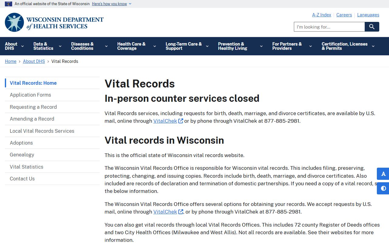 Wisconsin Busted Mugshots Wisconsin DHS Vital Records