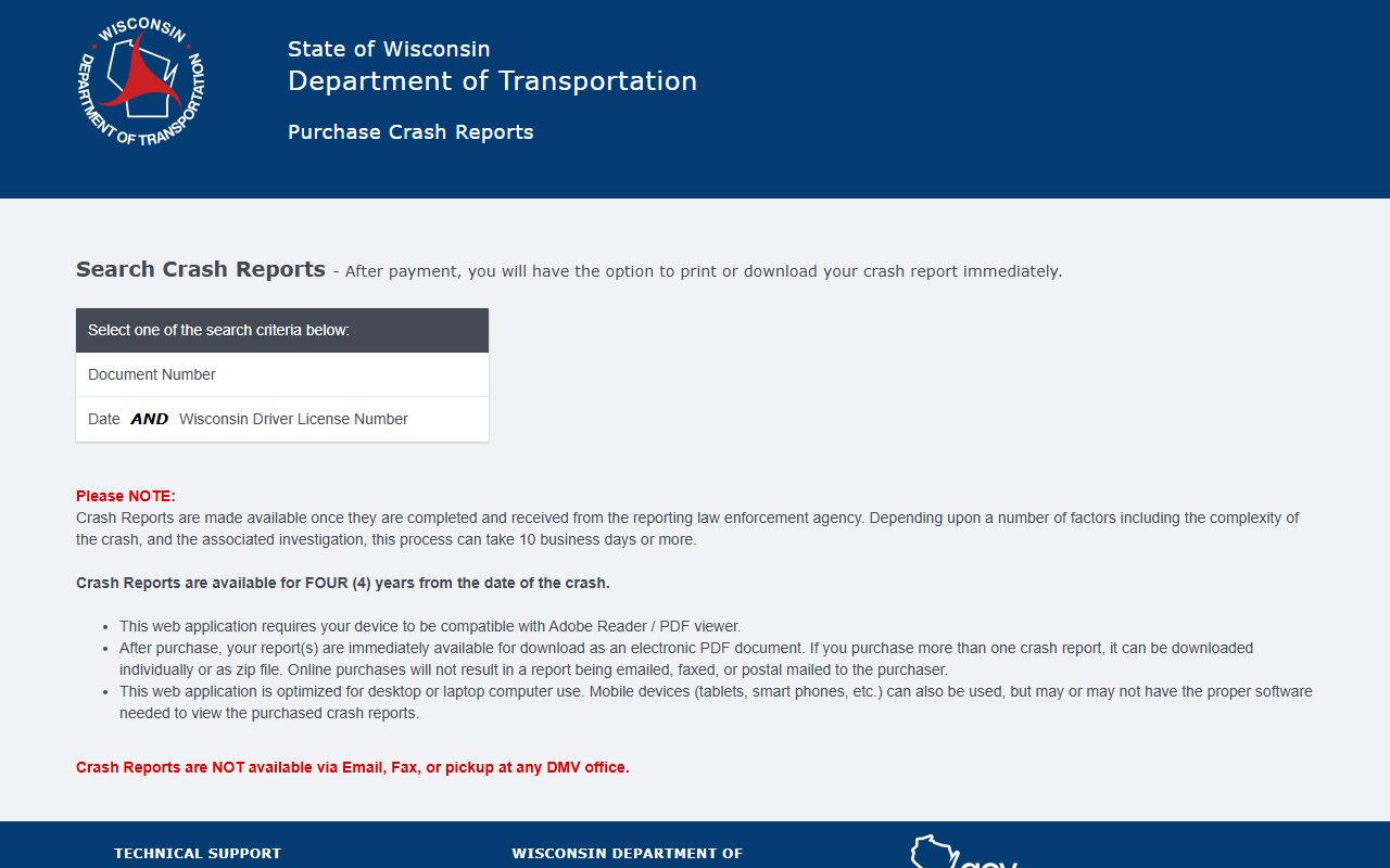 Wisconsin Busted Mugshots Wisconsin DOT Crash Reports