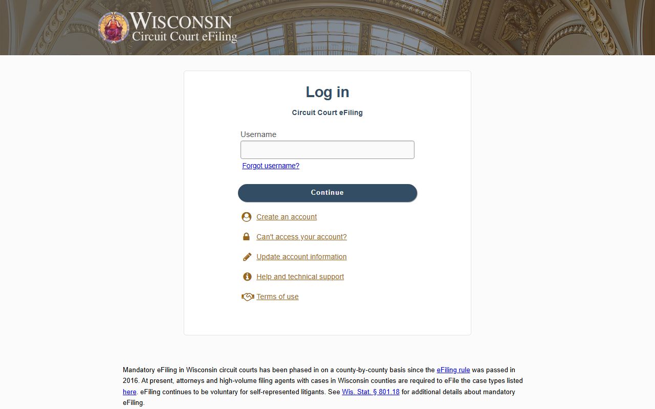 Wisconsin Busted Mugshots Wisconsin eFiling System